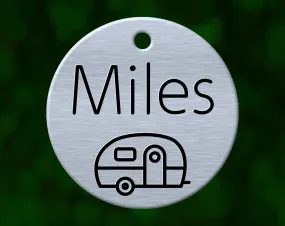 Teardrop Trailer Dog Tag