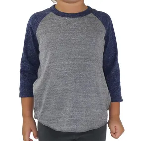 Toddler Triblend Baseball (Grey/Navy)
