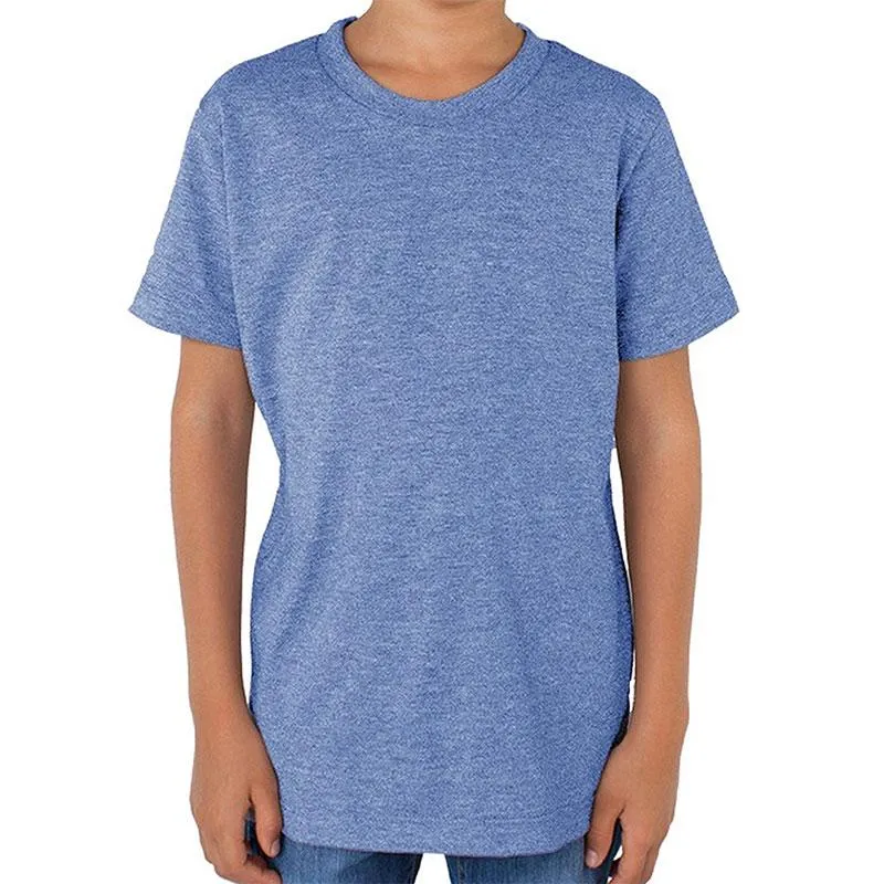 Toddler Triblend Track T-Shirt (Athletic Blue)
