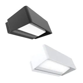 TOPATRI Outdoor Surface Mounted LED Up/Down Wall Light CCT 13w Dark Grey