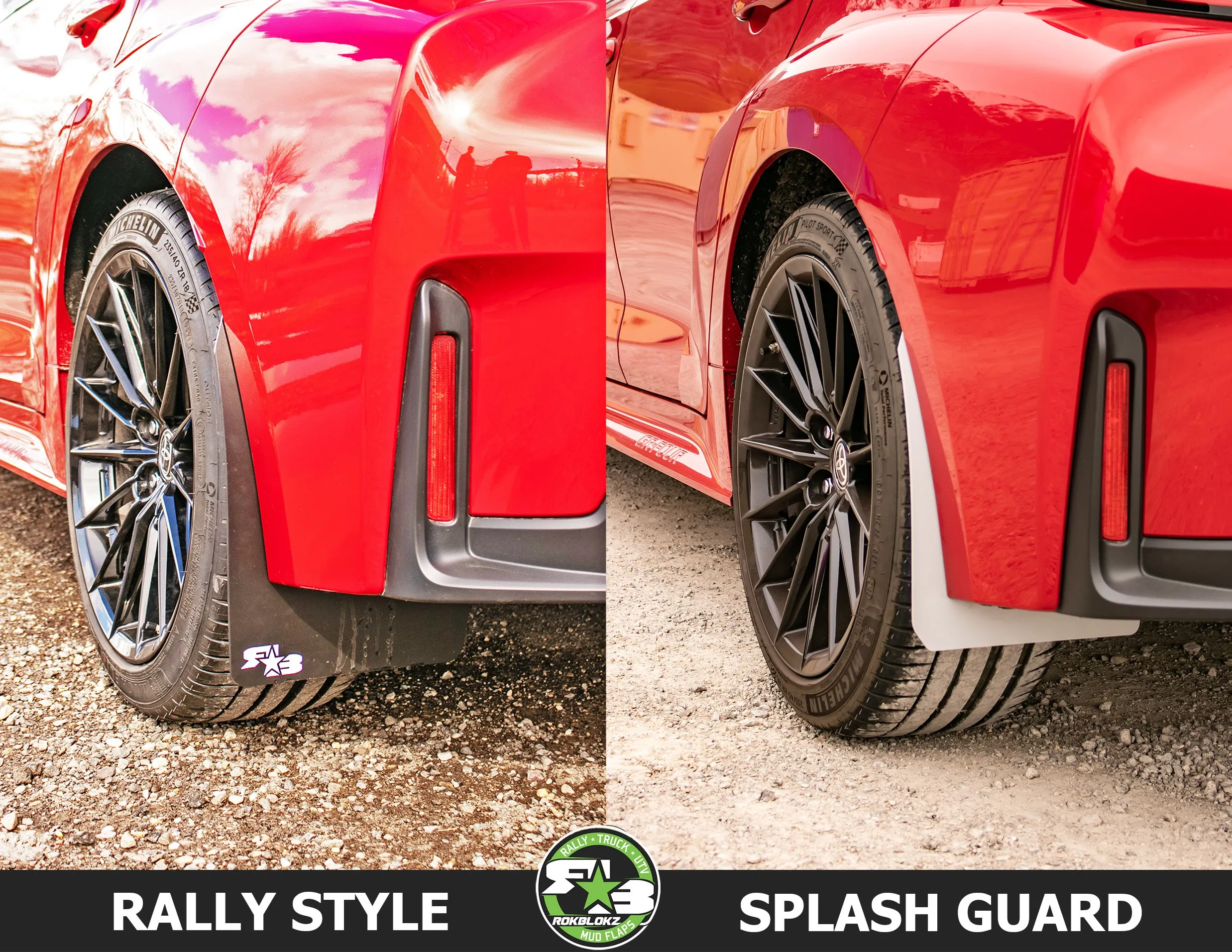 Toyota GR Corolla 2023  Rally Mud Flaps