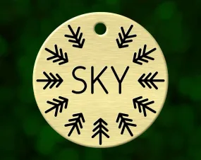 Tree Canopy Dog Tag