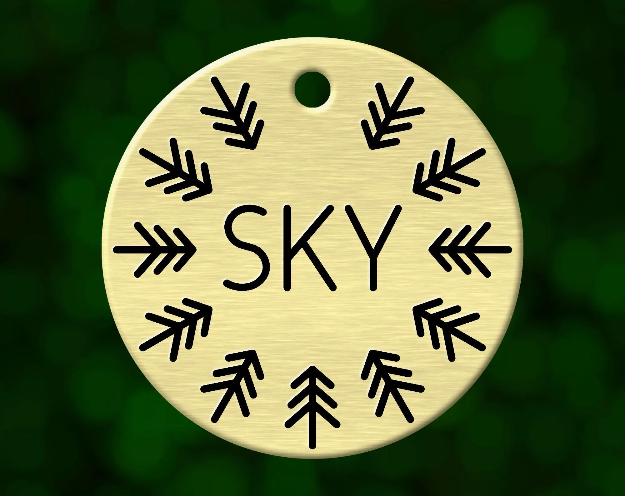 Tree Canopy Dog Tag