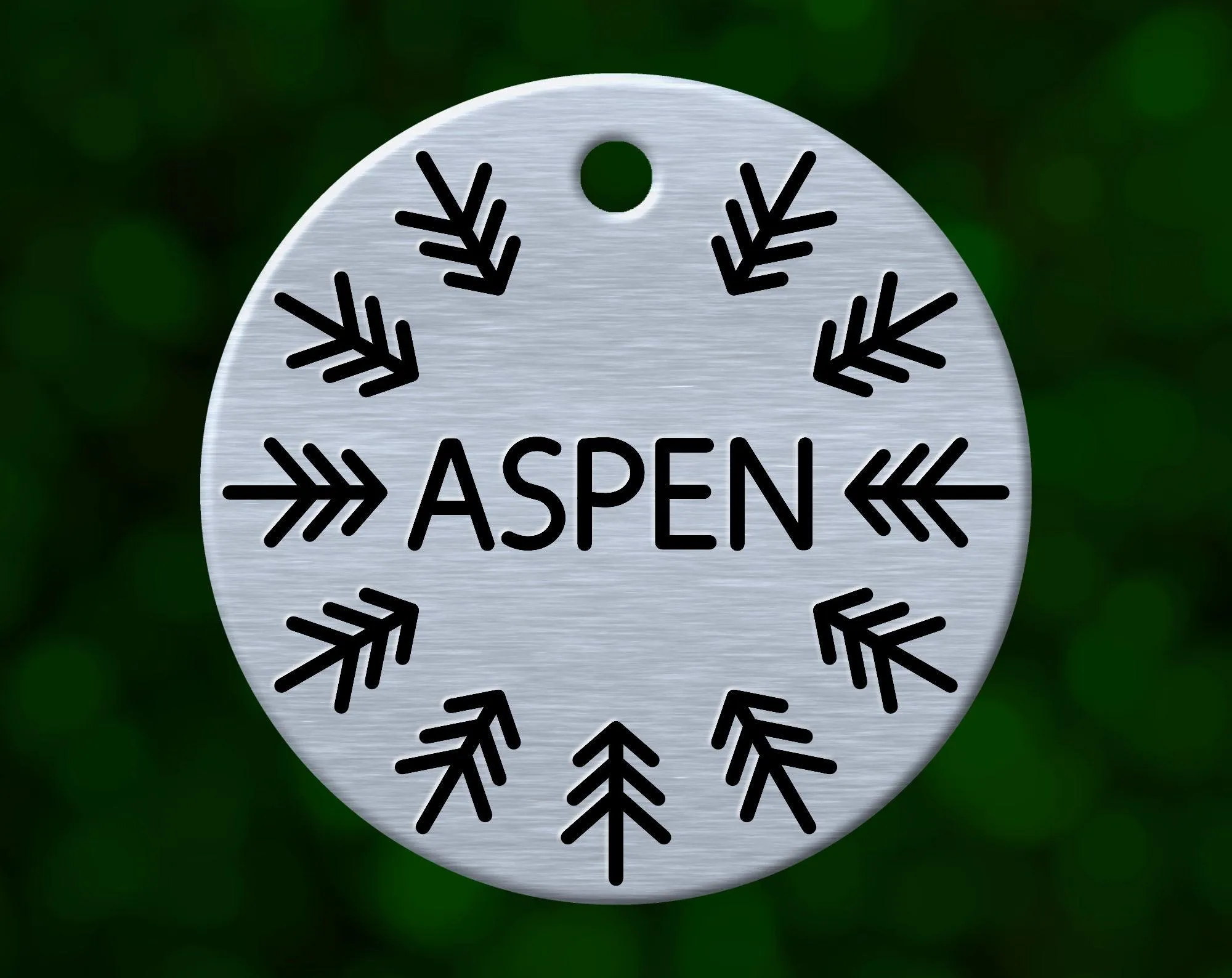 Tree Canopy Dog Tag