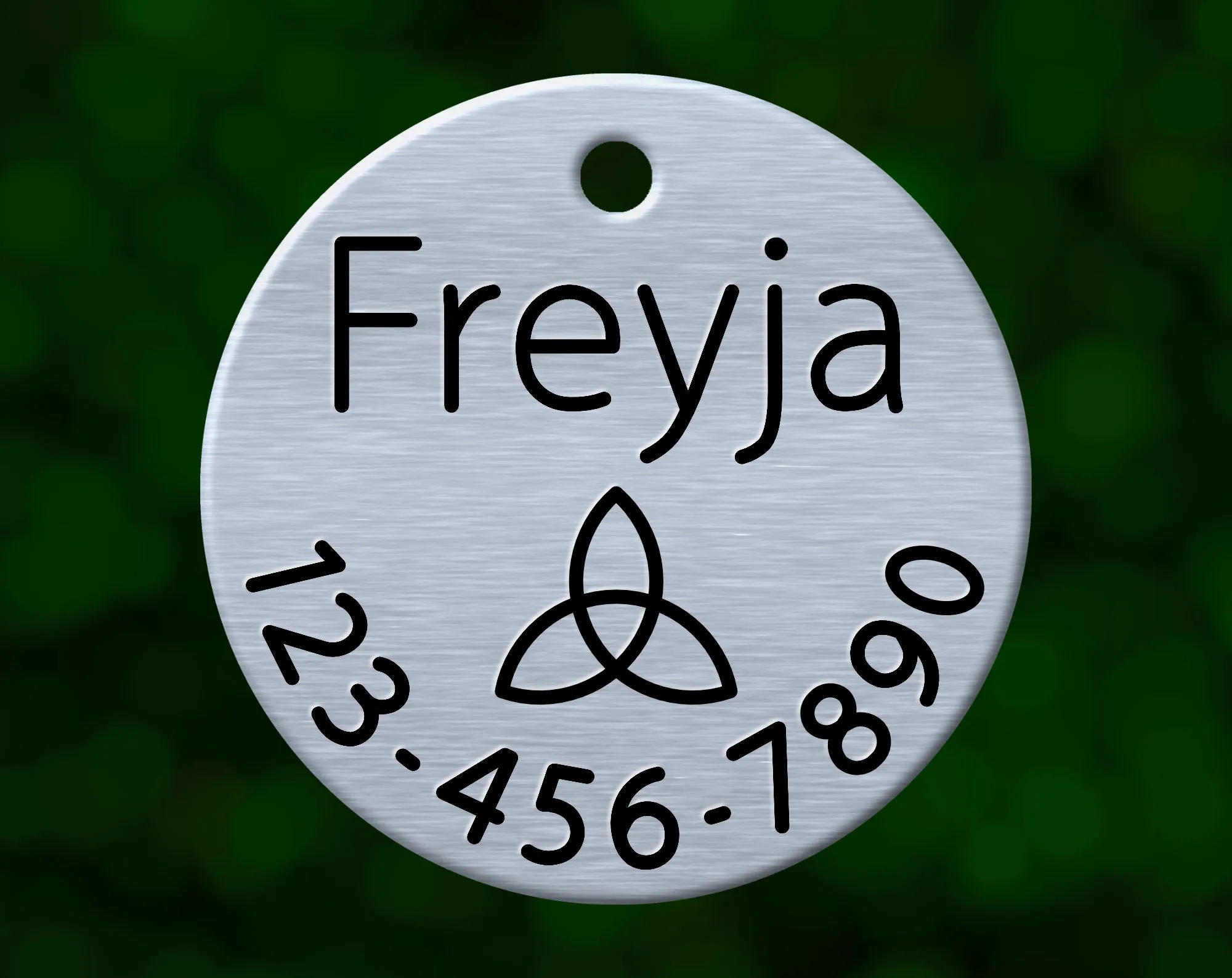 Trinity Knot Dog Tag