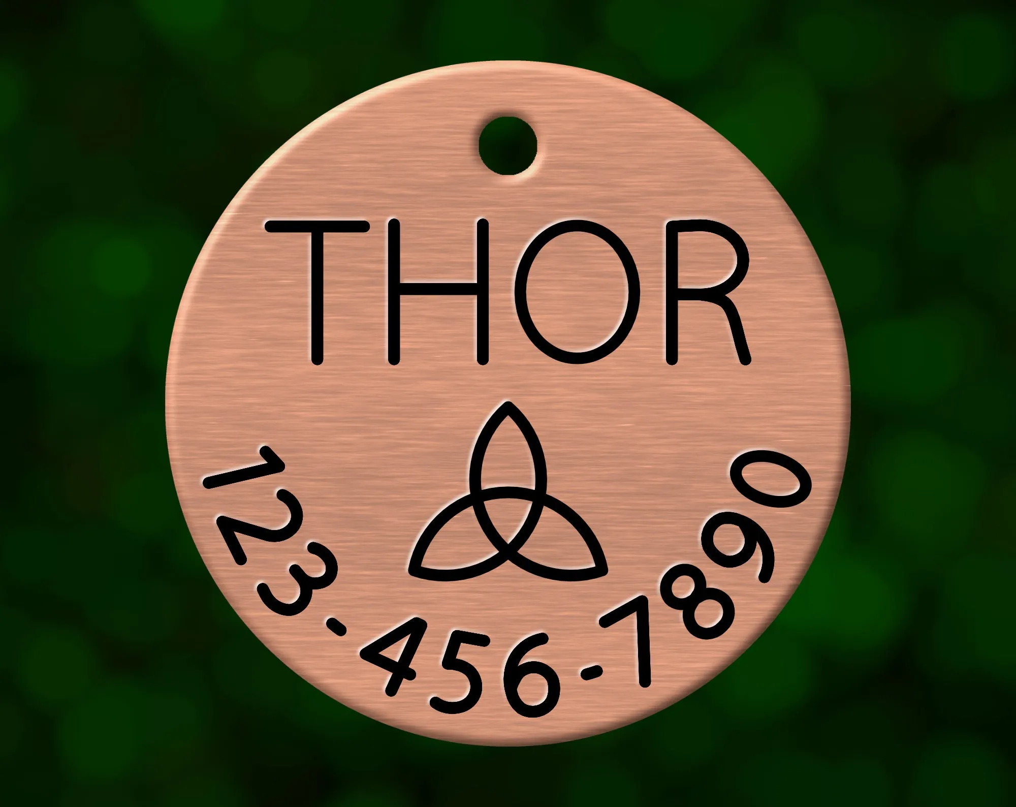 Trinity Knot Dog Tag