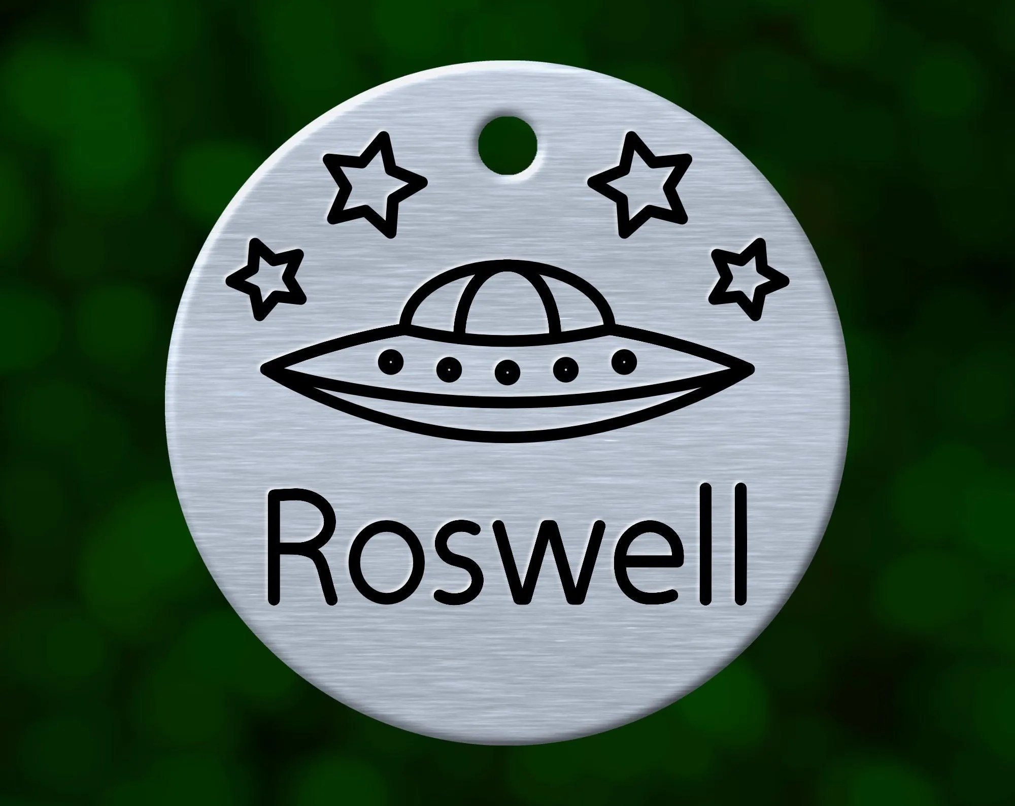 UFO Dog Tag