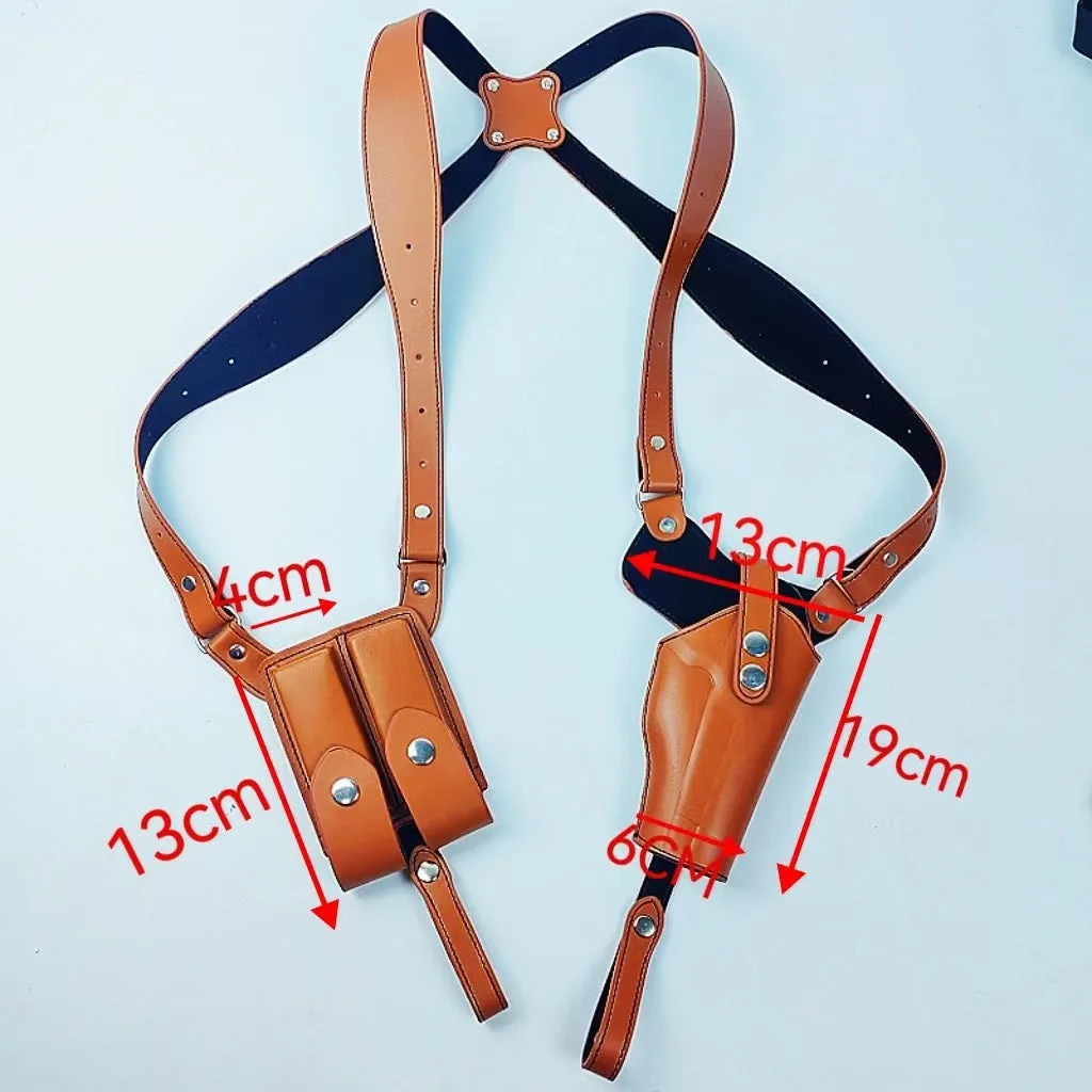 Underarm Tactical Holster For Stage Props Outdoor Leather Holster