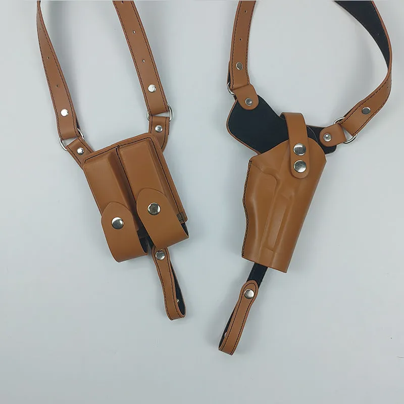 Underarm Tactical Holster For Stage Props Outdoor Leather Holster