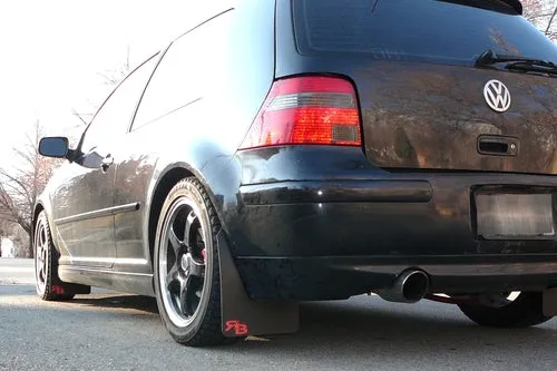 Volkswagen MK4, GOLF, GTI, R32 VW Rally Mud Flaps 1999-2004
