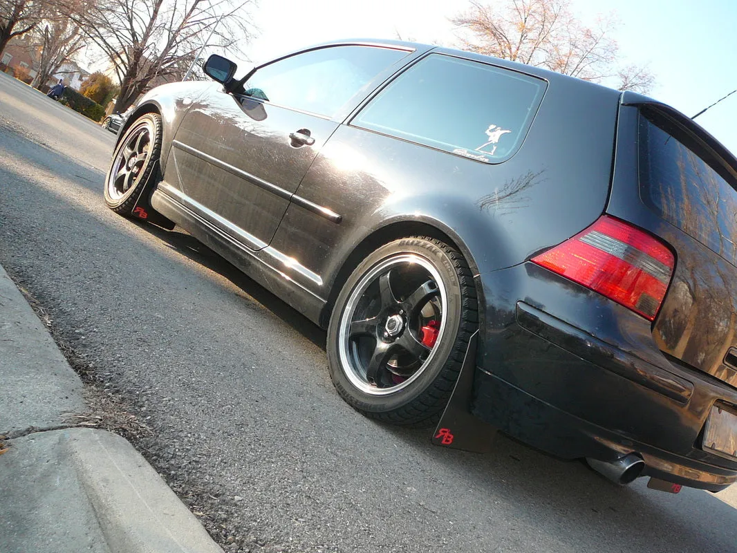 Volkswagen MK4, GOLF, GTI, R32 VW Rally Mud Flaps 1999-2004