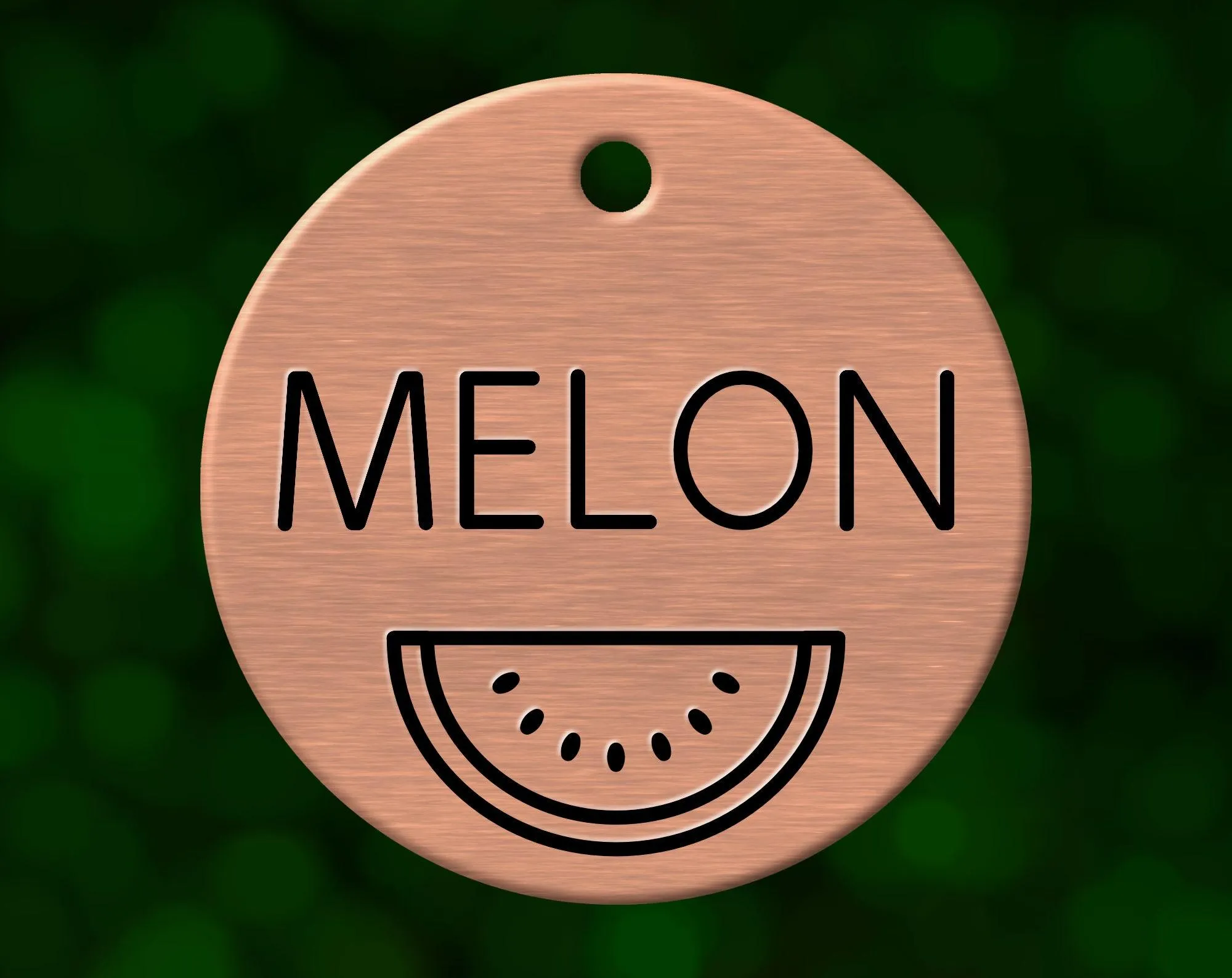 Watermelon Dog Tag