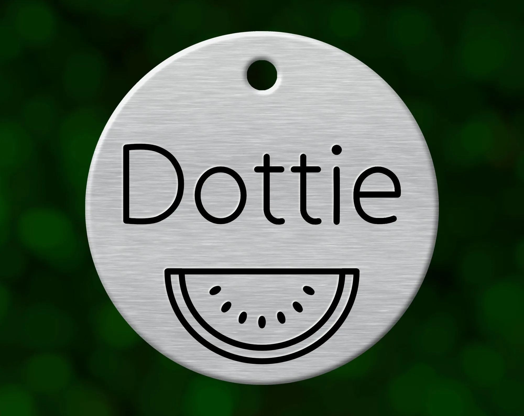 Watermelon Dog Tag