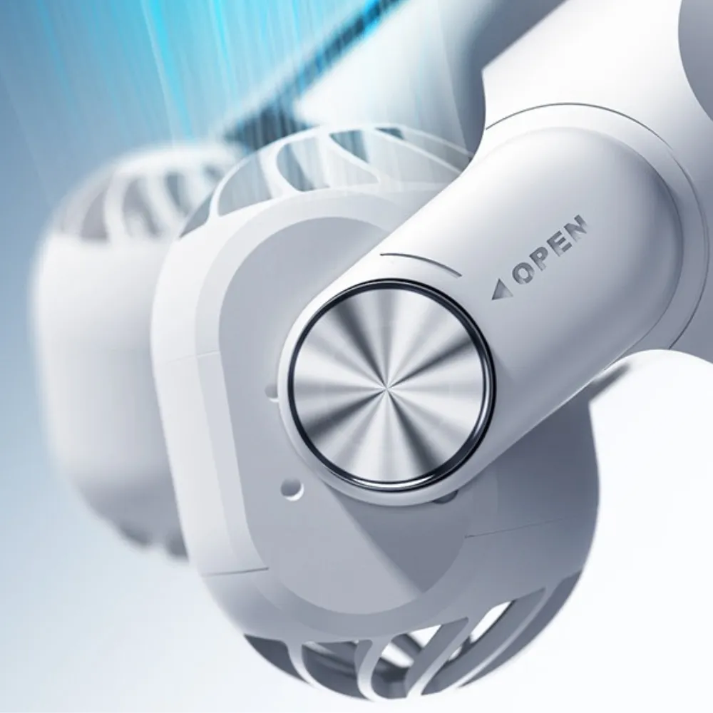 Wearable Rechargeable Summer Travel Neck Cooling Fan