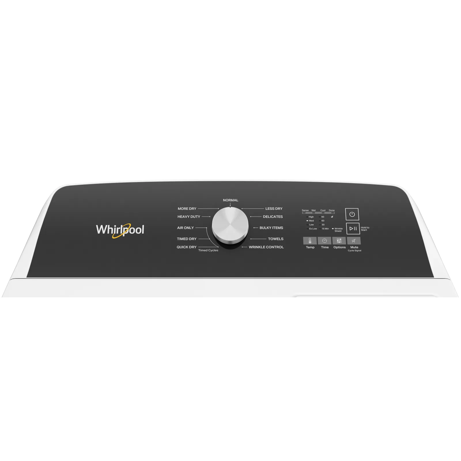 Whirlpool White Gas Dryer with Moisture Sensing (7.0 Cu.Ft) - WGD5010LW
