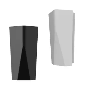 WIG LED Exterior Surface Mounted Up/Down Wall Lights in Dark Grey or White
