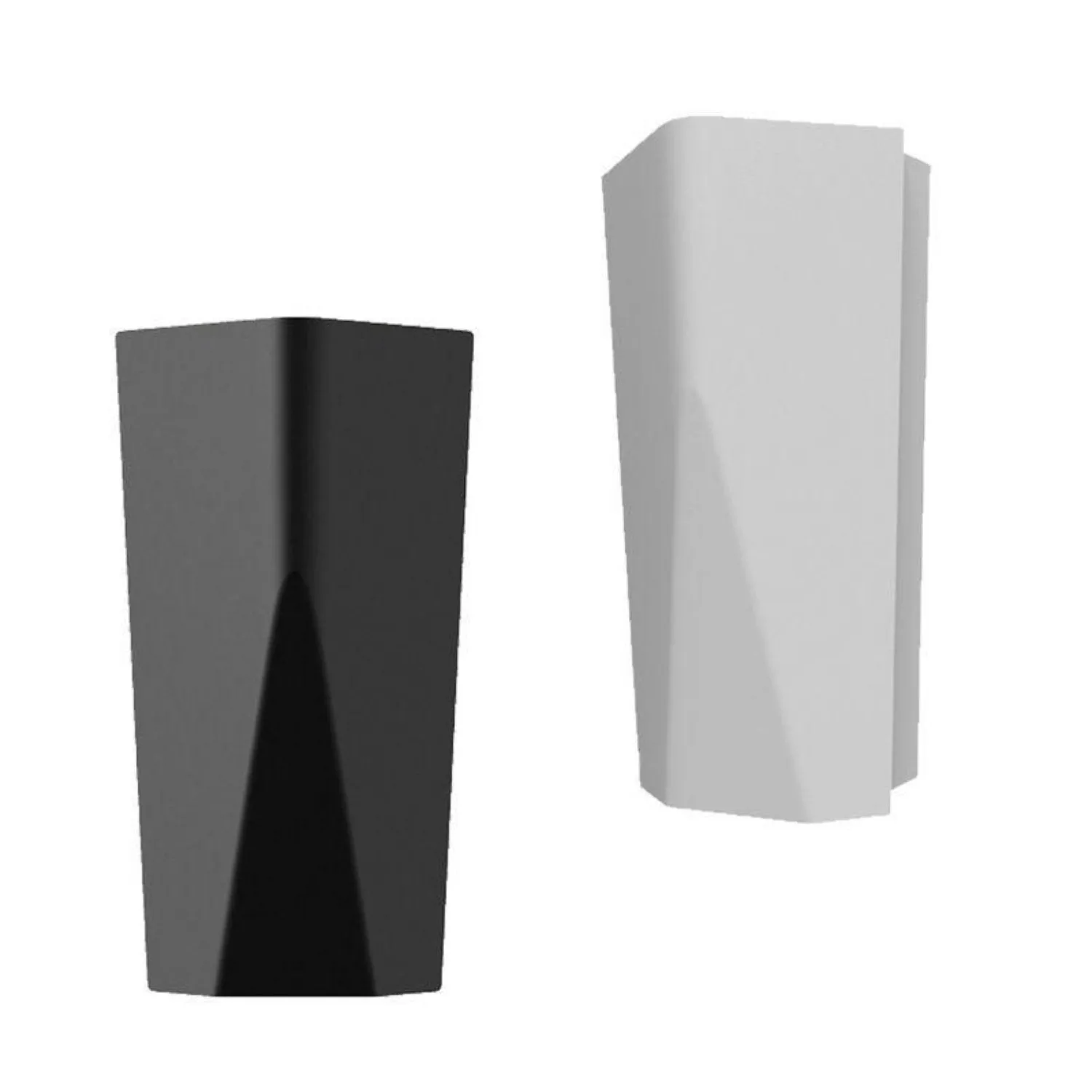 WIG LED Exterior Surface Mounted Up/Down Wall Lights in Dark Grey or White