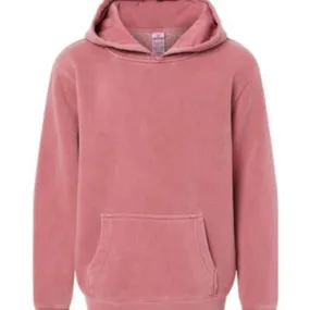 Youth Pigment-Dyed Hoodie (Maroon)