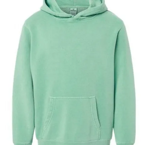 Youth Pigment-Dyed Hoodie (Mint)