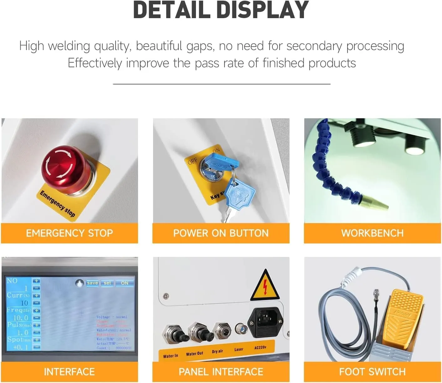ZAC 60W Jewelry Laser Welder 220V Laser Welding for Jewelry 40J Gold and Silver Soldering Machine