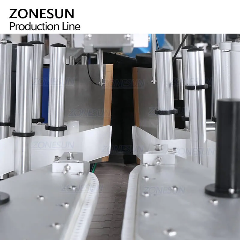 ZS-FAL180Z4 Automatic Sauce Laundry Detergent Bottle Grease Oil Paste Filling Capping Labeling Machine Production Line
