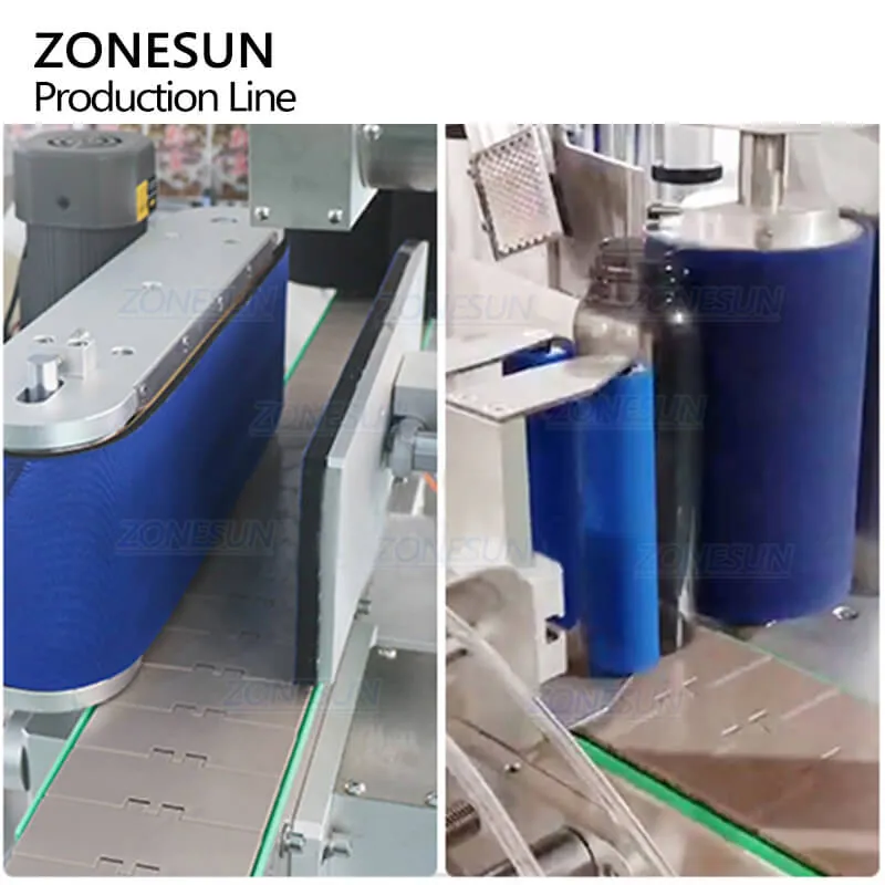 ZS-FAL180Z4 Automatic Sauce Laundry Detergent Bottle Grease Oil Paste Filling Capping Labeling Machine Production Line